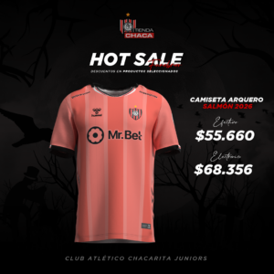 CAMISETA DE ARQUERO SALMÓN 2026 - HOT SALE FUNEBRERO
