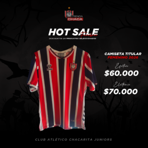 CAMISETA DE JUEGO TITULAR FEMENINO 2026 - HOT SALE FUNEBRERO