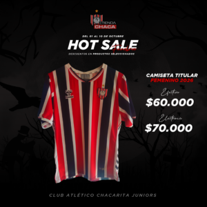 CAMISETA DE JUEGO TITULAR FEMENINO 2026 - HOT SALE FUNEBRERO